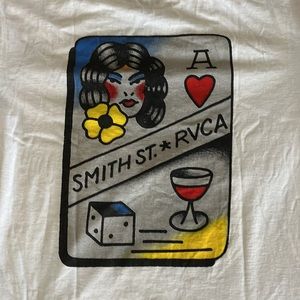 RVCA / Smith St white card tshirt
